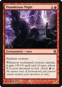 Thunderous Might - Born of the Gods - Magic: The Gathering card