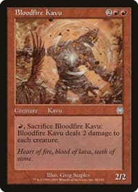 Bloodfire Kavu - Apocalypse - Magic: The Gathering card
