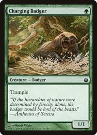Charging Badger - Born of the Gods - Magic: The Gathering card