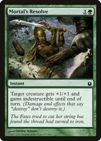 Mortal's Resolve - Born of the Gods - Magic: The Gathering card