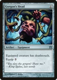 Gorgon's Head - Born of the Gods - Magic: The Gathering card