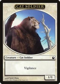 Cat Soldier Token - Born of the Gods - Magic: The Gathering card