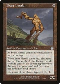 Brass Herald - Apocalypse - Magic: The Gathering card