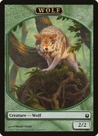 Wolf Token - Born of the Gods - Magic: The Gathering card