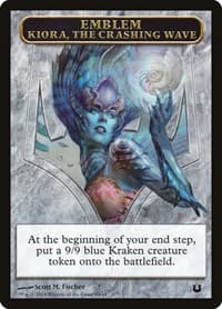 Emblem - Kiora, the Crashing Wave - Born of the Gods - Magic: The Gathering card