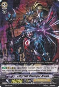 Labyrinth Revenger, Arawn - Trial Deck 10: Purgatory Revenger - Cardfight Vanguard card