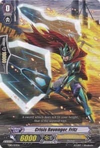 Crisis Revenger, Fritz - Trial Deck 10: Purgatory Revenger - Cardfight Vanguard card