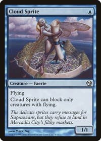 Cloud Sprite - Duels of the Planeswalkers - Magic: The Gathering card