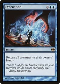 Evacuation - Duels of the Planeswalkers - Magic: The Gathering card