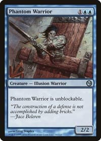 Phantom Warrior - Duels of the Planeswalkers - Magic: The Gathering card