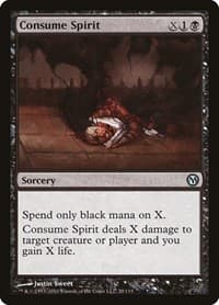 Consume Spirit - Duels of the Planeswalkers - Magic: The Gathering card