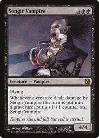 Sengir Vampire - Duels of the Planeswalkers - Magic: The Gathering card