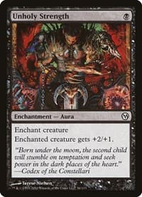 Unholy Strength - Duels of the Planeswalkers - Magic: The Gathering card