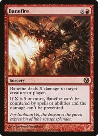 Banefire - Duels of the Planeswalkers - Magic: The Gathering card