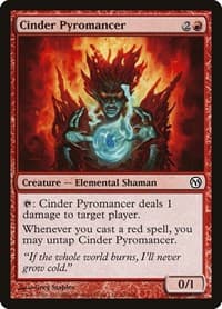 Cinder Pyromancer - Duels of the Planeswalkers - Magic: The Gathering card