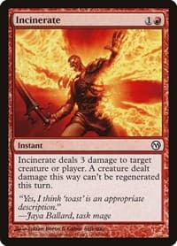 Incinerate - Duels of the Planeswalkers - Magic: The Gathering card