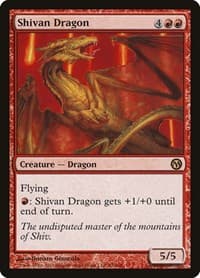 Shivan Dragon - Duels of the Planeswalkers - Magic: The Gathering card