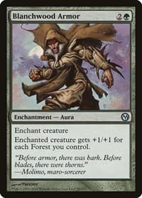 Blanchwood Armor - Duels of the Planeswalkers - Magic: The Gathering card