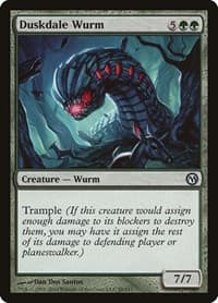 Duskdale Wurm - Duels of the Planeswalkers - Magic: The Gathering card