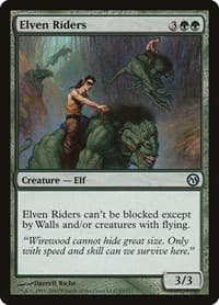 Elven Riders - Duels of the Planeswalkers - Magic: The Gathering card