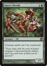 Gaea's Herald - Duels of the Planeswalkers - Magic: The Gathering card