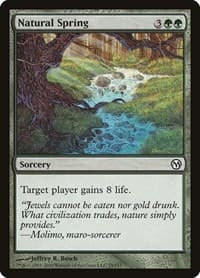 Natural Spring - Duels of the Planeswalkers - Magic: The Gathering card