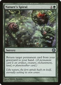 Nature's Spiral - Duels of the Planeswalkers - Magic: The Gathering card