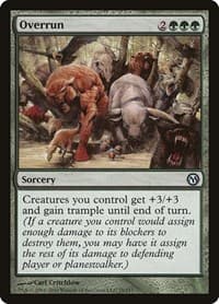 Overrun - Duels of the Planeswalkers - Magic: The Gathering card