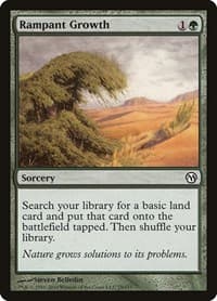 Rampant Growth - Duels of the Planeswalkers - Magic: The Gathering card