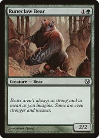 Runeclaw Bear - Duels of the Planeswalkers - Magic: The Gathering card
