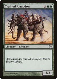 Trained Armodon - Duels of the Planeswalkers - Magic: The Gathering card