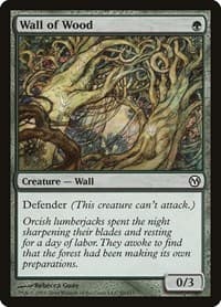 Wall of Wood - Duels of the Planeswalkers - Magic: The Gathering card