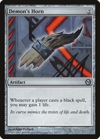 Demon's Horn - Duels of the Planeswalkers - Magic: The Gathering card