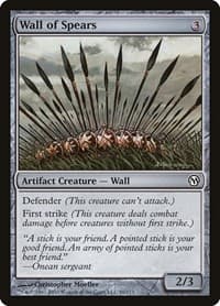 Wall of Spears - Duels of the Planeswalkers - Magic: The Gathering card