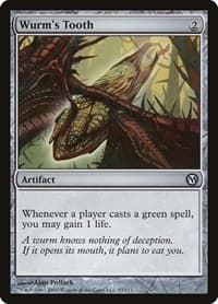 Wurm's Tooth - Duels of the Planeswalkers - Magic: The Gathering card