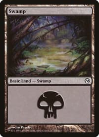 Swamp (104) - Duels of the Planeswalkers - Magic: The Gathering card