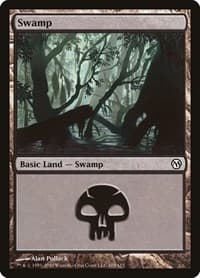 Swamp (105) - Duels of the Planeswalkers - Magic: The Gathering card