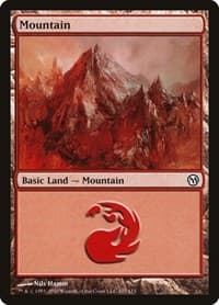 Mountain (107) - Duels of the Planeswalkers - Magic: The Gathering card