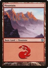 Mountain (108) - Duels of the Planeswalkers - Magic: The Gathering card