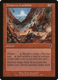 Dwarven Landslide - Apocalypse - Magic: The Gathering card