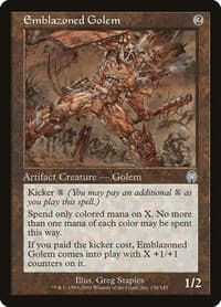 Emblazoned Golem - Apocalypse - Magic: The Gathering card