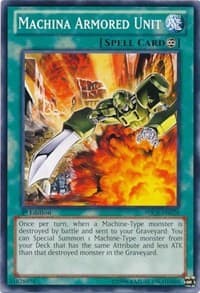 Machina Armored Unit - Structure Deck: Cyber Dragon Revolution - YuGiOh card