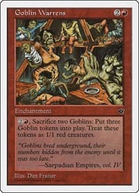 Goblin Warrens - Anthologies - Magic: The Gathering card