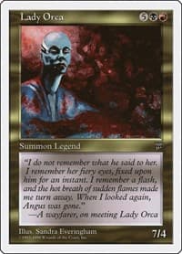 Lady Orca - Anthologies - Magic: The Gathering card