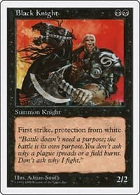 Black Knight - Anthologies - Magic: The Gathering card