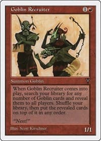 Goblin Recruiter - Anthologies - Magic: The Gathering card