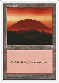Mountain (Mirage) - Anthologies - Magic: The Gathering card