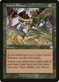 Gaea's Balance - Apocalypse - Magic: The Gathering card
