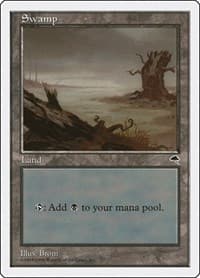 Swamp (Tempest) - Anthologies - Magic: The Gathering card