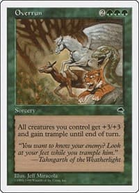 Overrun - Anthologies - Magic: The Gathering card